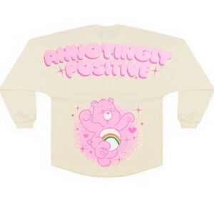 ANNOYINGLY POSITIVE, CHEER BEAR CARE BEARS CLASSIC SPIRIT JERSEY SIZE XL